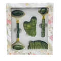 Jade Facial Massage Roller and Scraping Tool Set