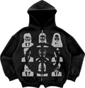 Hoodie Streetwear Zip-Up Cardigan