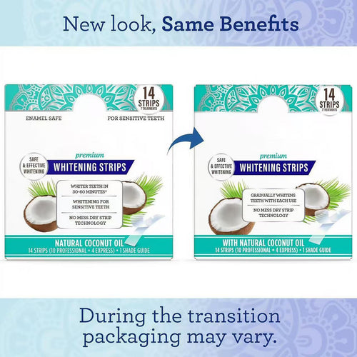 Coconut Oil Teeth Whitening Strips